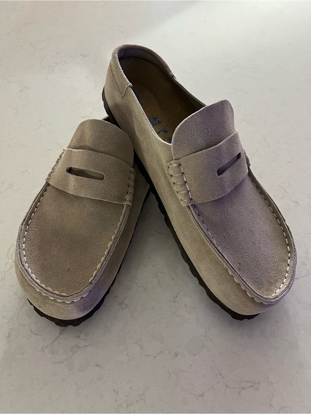 Men's Birkenstock Naples Taupe Suede 45/US 12